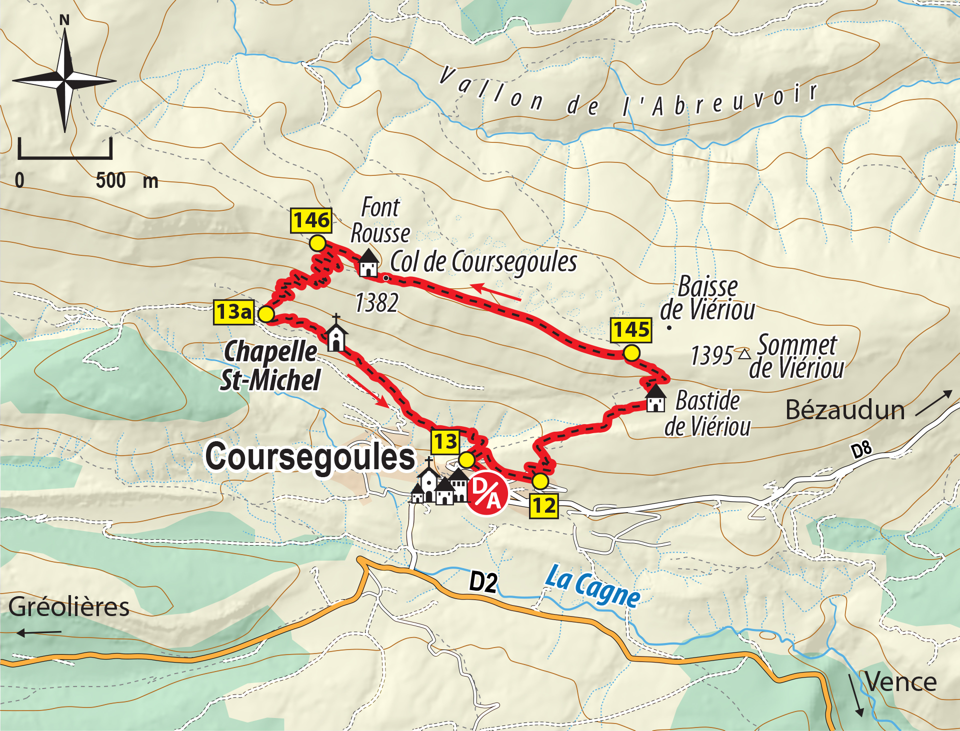 Circuit du Viériou - Département des Alpes-Maritimes