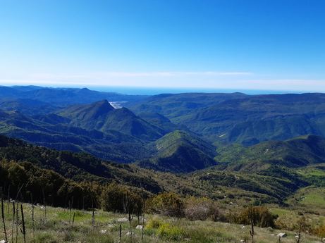 Basse Vallée Var, vue sommet - Image en taille réelle, .JPG 437Ko (fenêtre modale)