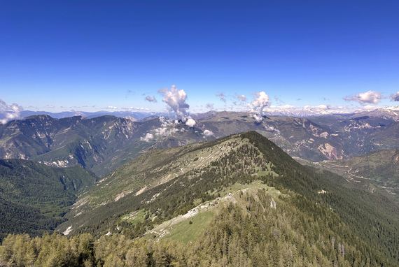 Col de la Madelaine et Mont Viroulet - Image en taille réelle, .JPG 9,93Mo fenêtre modale