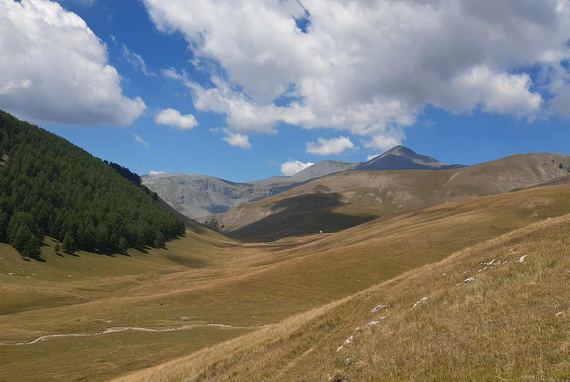 Plateau de Longon Mont Mounier - Image en taille réelle, .JPG 358Ko fenêtre modale
