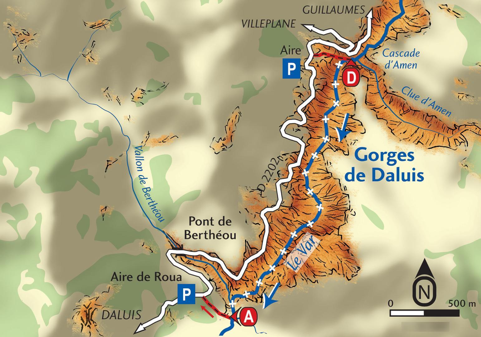 Gorges de Daluis | Randoxygène