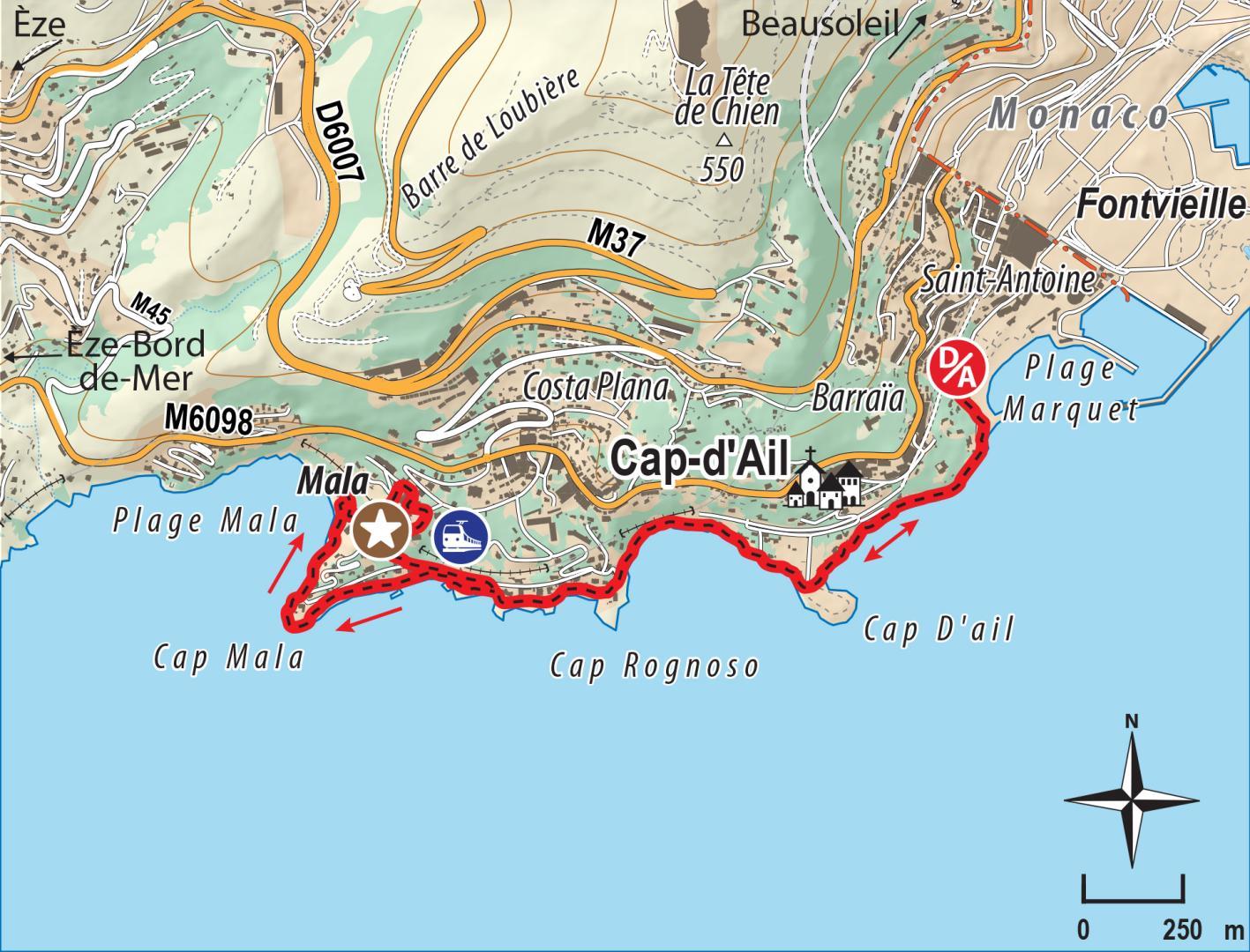 Sentier de Cap d'Ail | Randoxygène