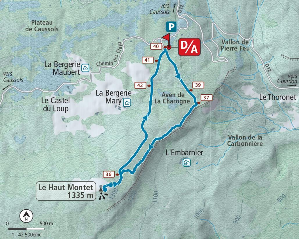 Carte Haut Montet - Agrandir l'image, fenêtre modale