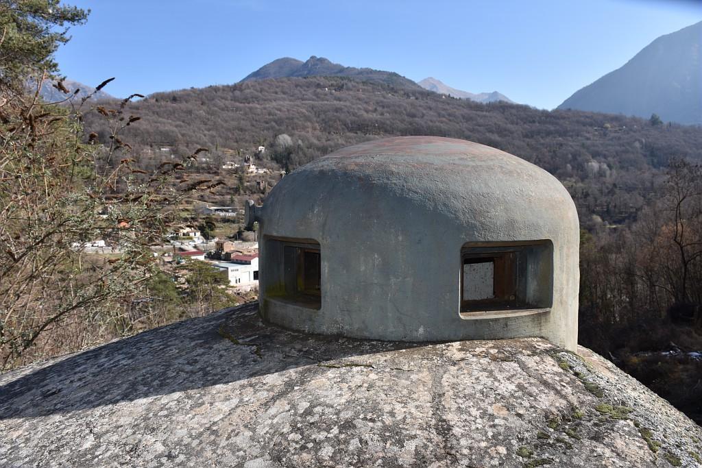 Tourelle du fort du Gordolon - Roquebillière - Agrandir l'image, fenêtre modale