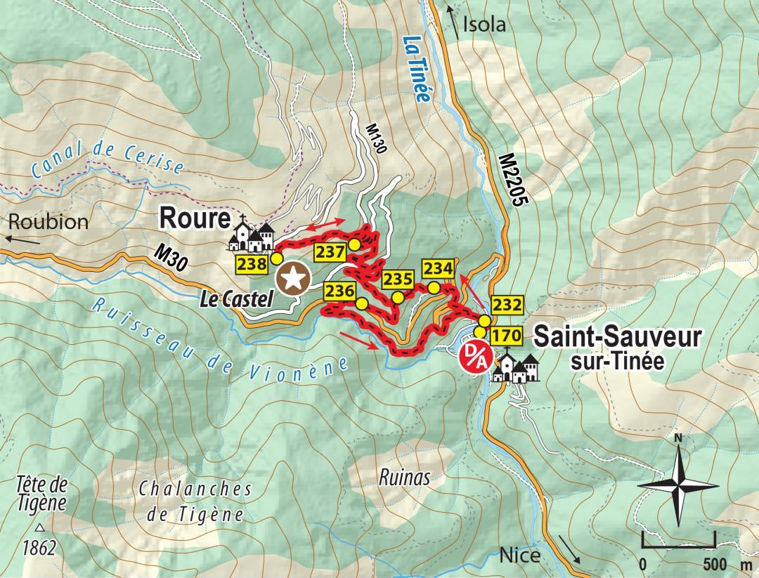 Carte Circuit de Roure - Agrandir l'image, fenêtre modale
