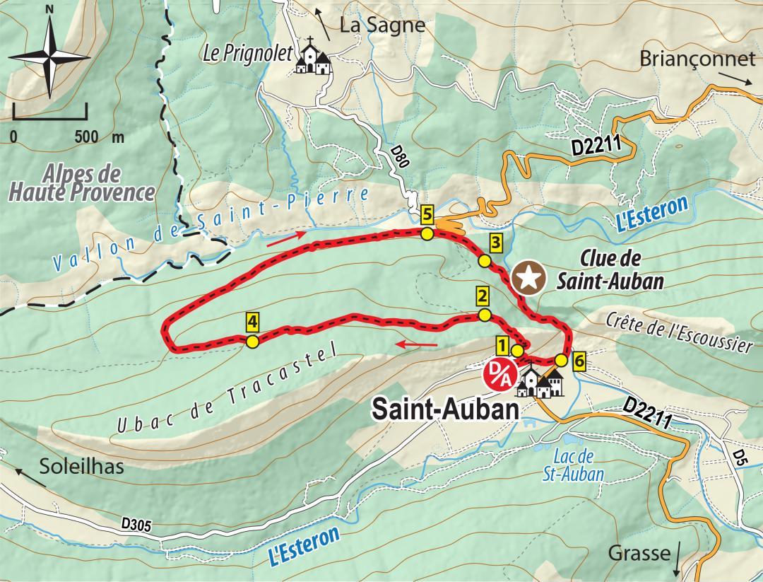 Carte Circuit de tracastel - Agrandir l'image, fenêtre modale