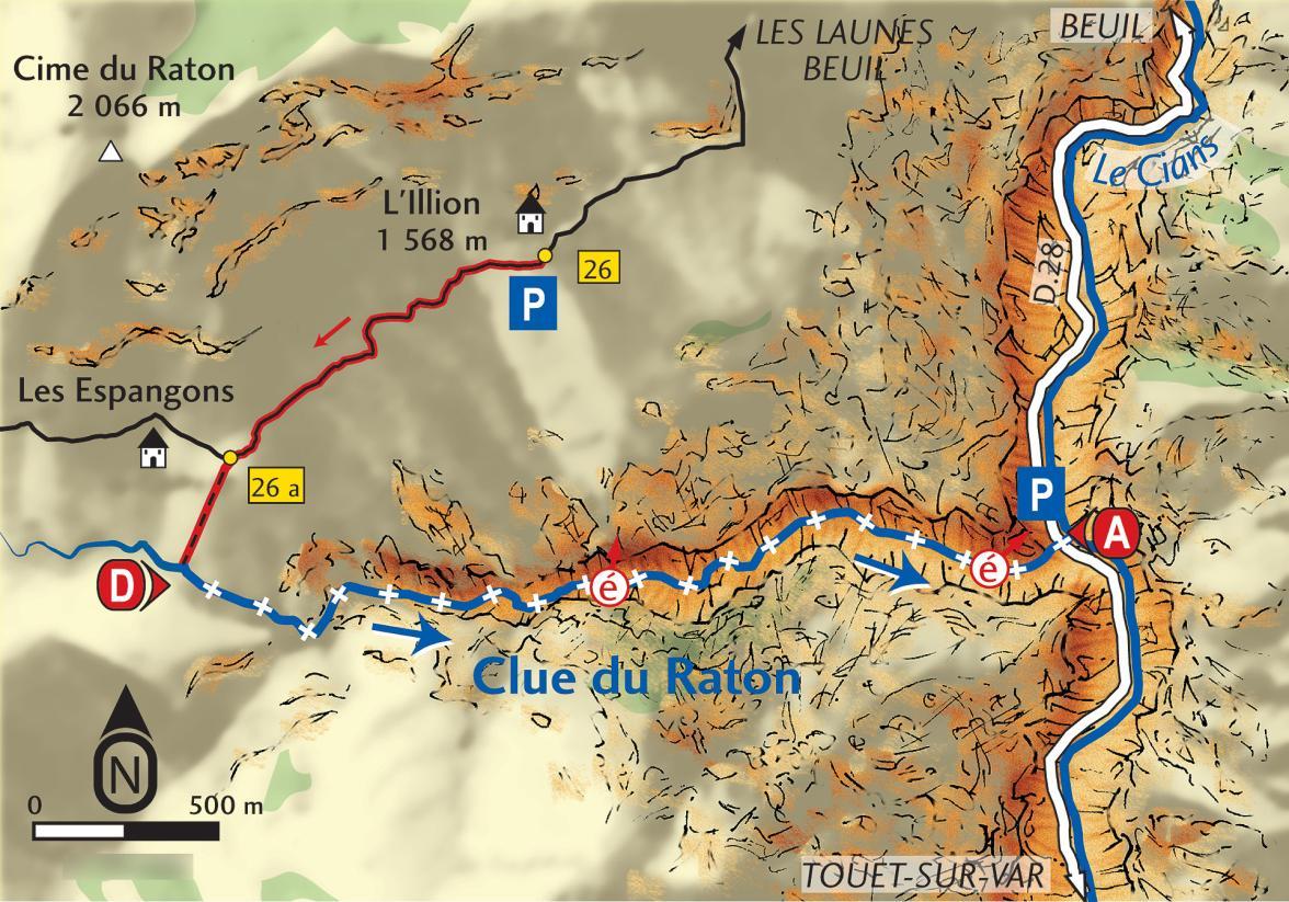 Carte Clue du Raton - Agrandir l'image, fenêtre modale