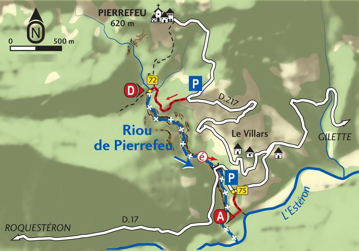 Carte Riou de Pierrefeu - Agrandir l'image, fenêtre modale