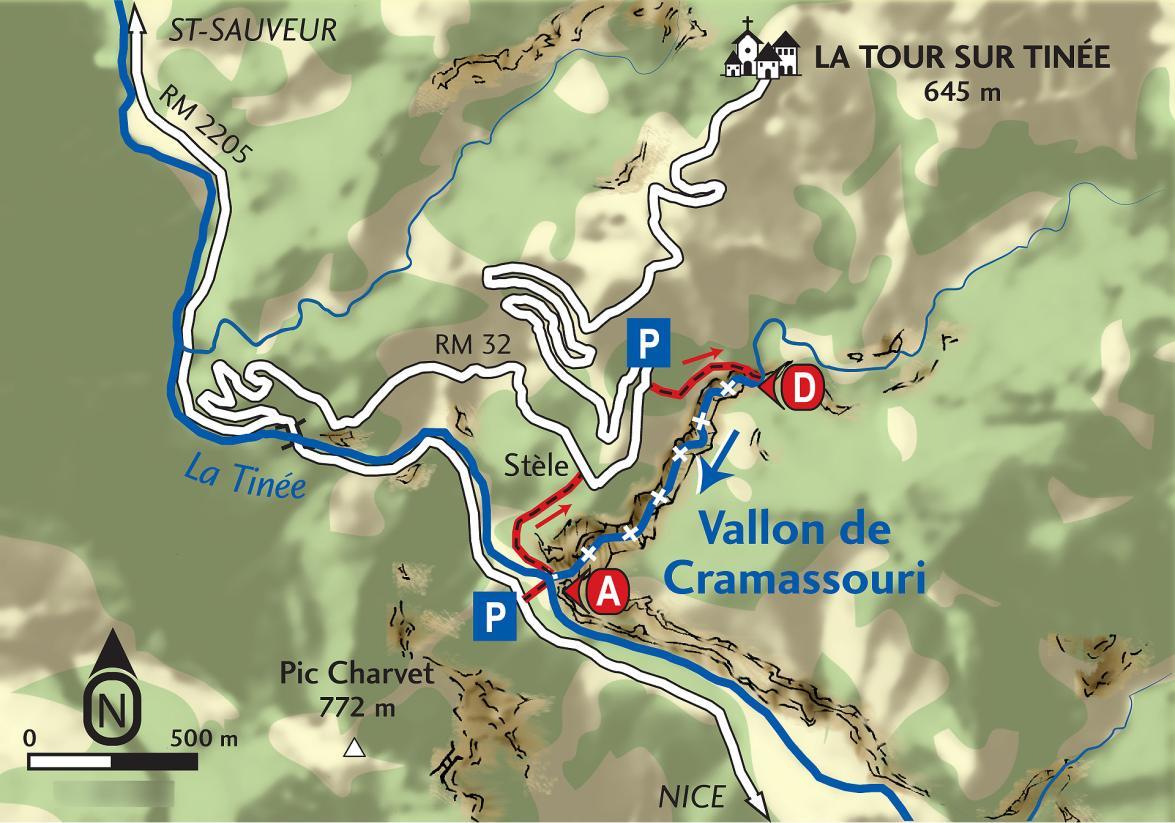 Carte Cramassouri - Agrandir l'image, fenêtre modale