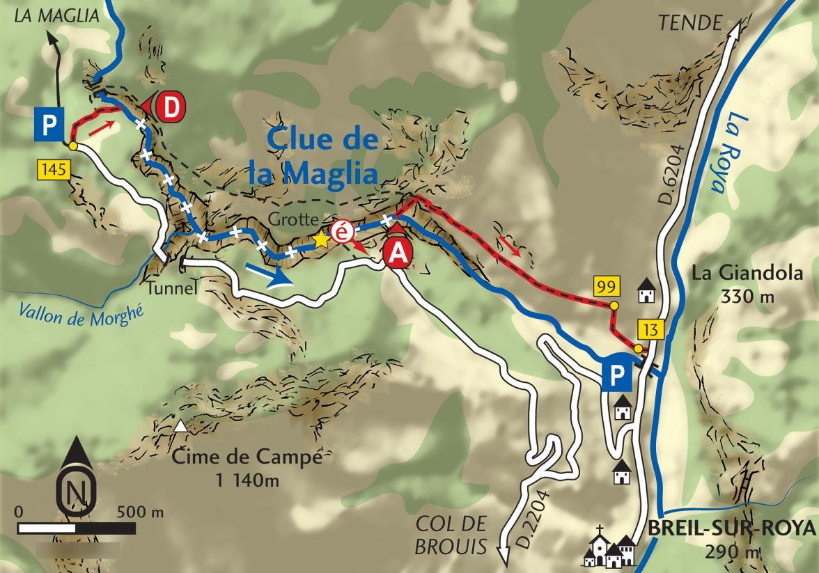 Carte Clue de la Maglia - Agrandir l'image, fenêtre modale