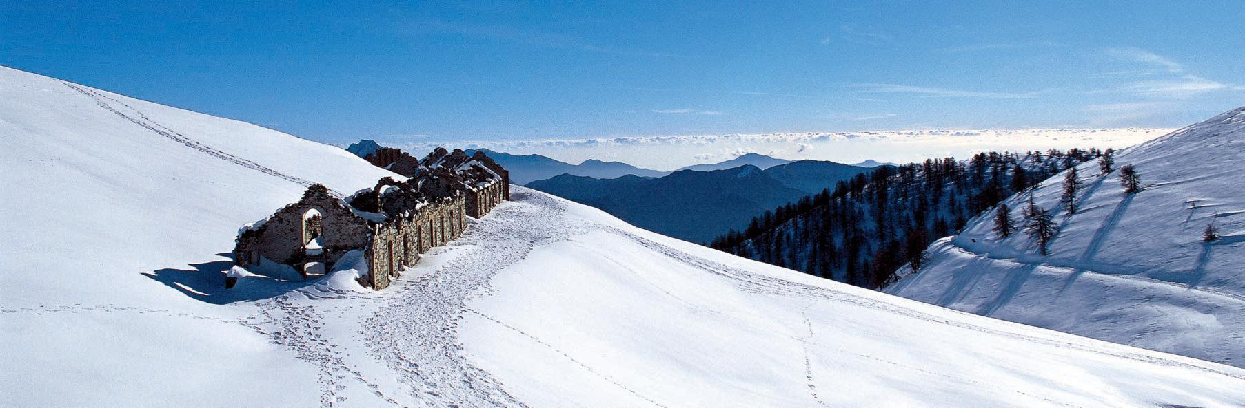 Les Alpes-Maritimes en hiver : Alpes et Côte d'Azur - Agrandir l'image, fenêtre modale