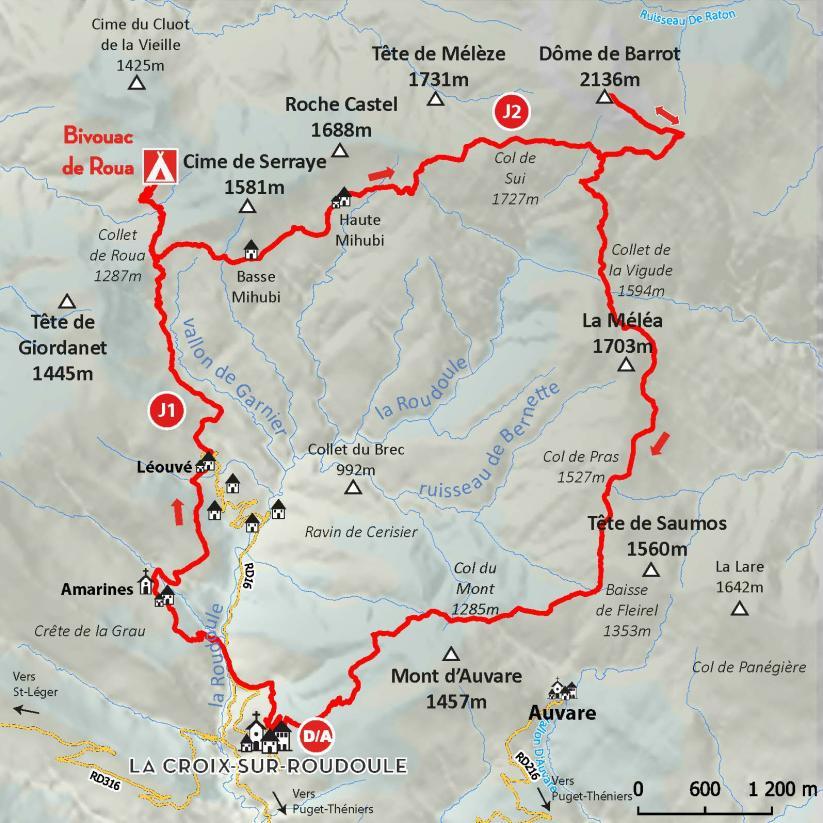 CARTE ROUDOULE - Agrandir l'image, fenêtre modale