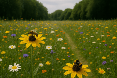 Insectes et fleurs - Grande Corniche