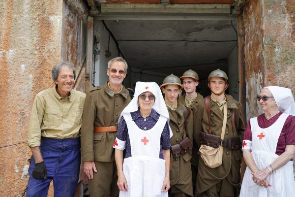 Bénévoles au fort de l’Agaisen.