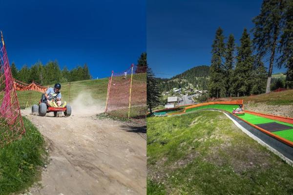 Karting sur herbe et Luge tubbing de Turini