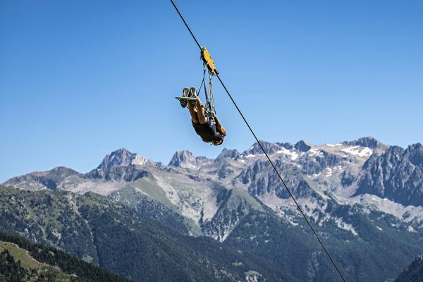 Tyrolienne de la Colmiane