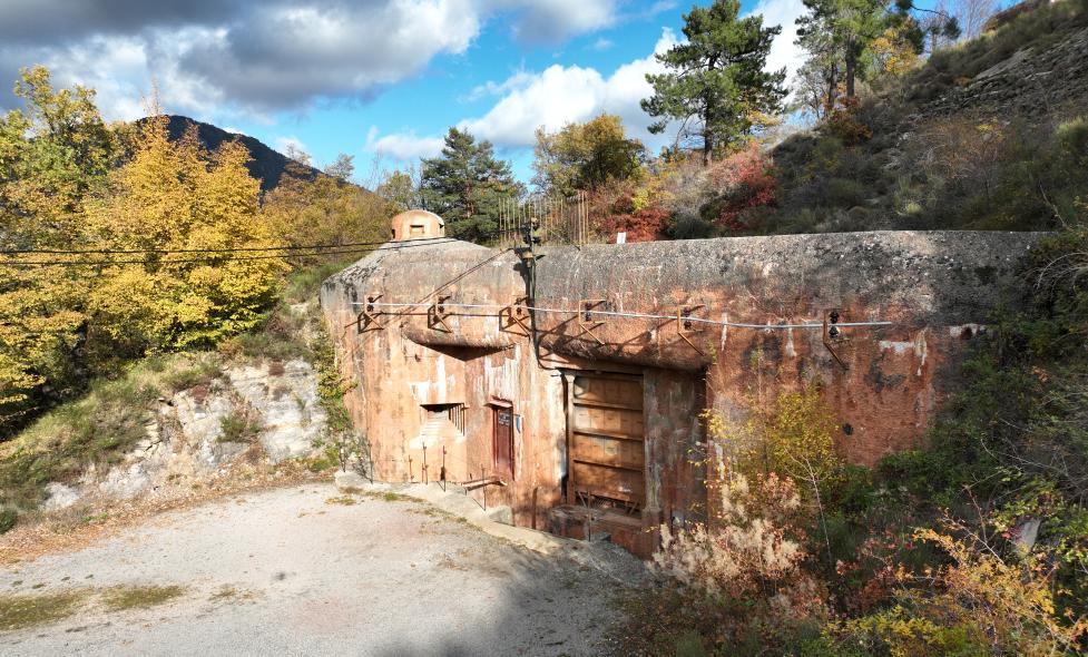 Gros ouvrage Maginot du Mont Agaisen - Agrandir l'image, fenêtre modale