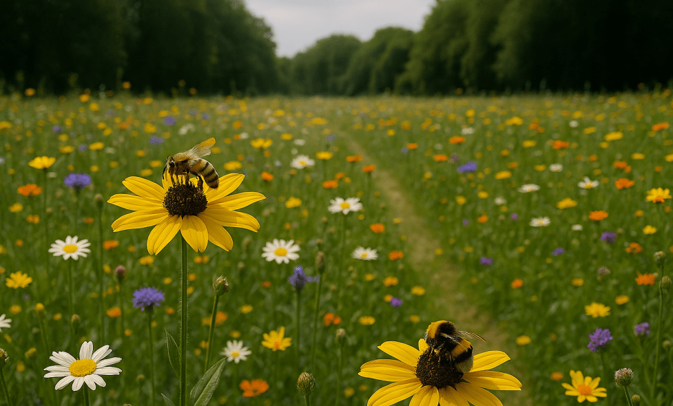Insectes et fleurs - Grande Corniche - Agrandir l'image, fenêtre modale