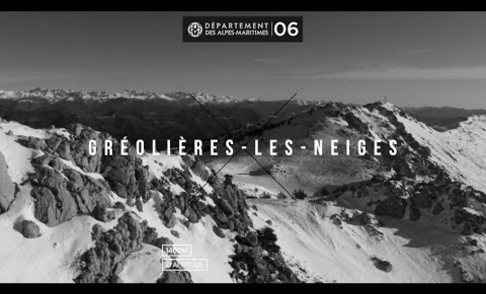 Survol de la station de Gréolières-Les-Neiges - Lire la vidéo, fenêtre modale